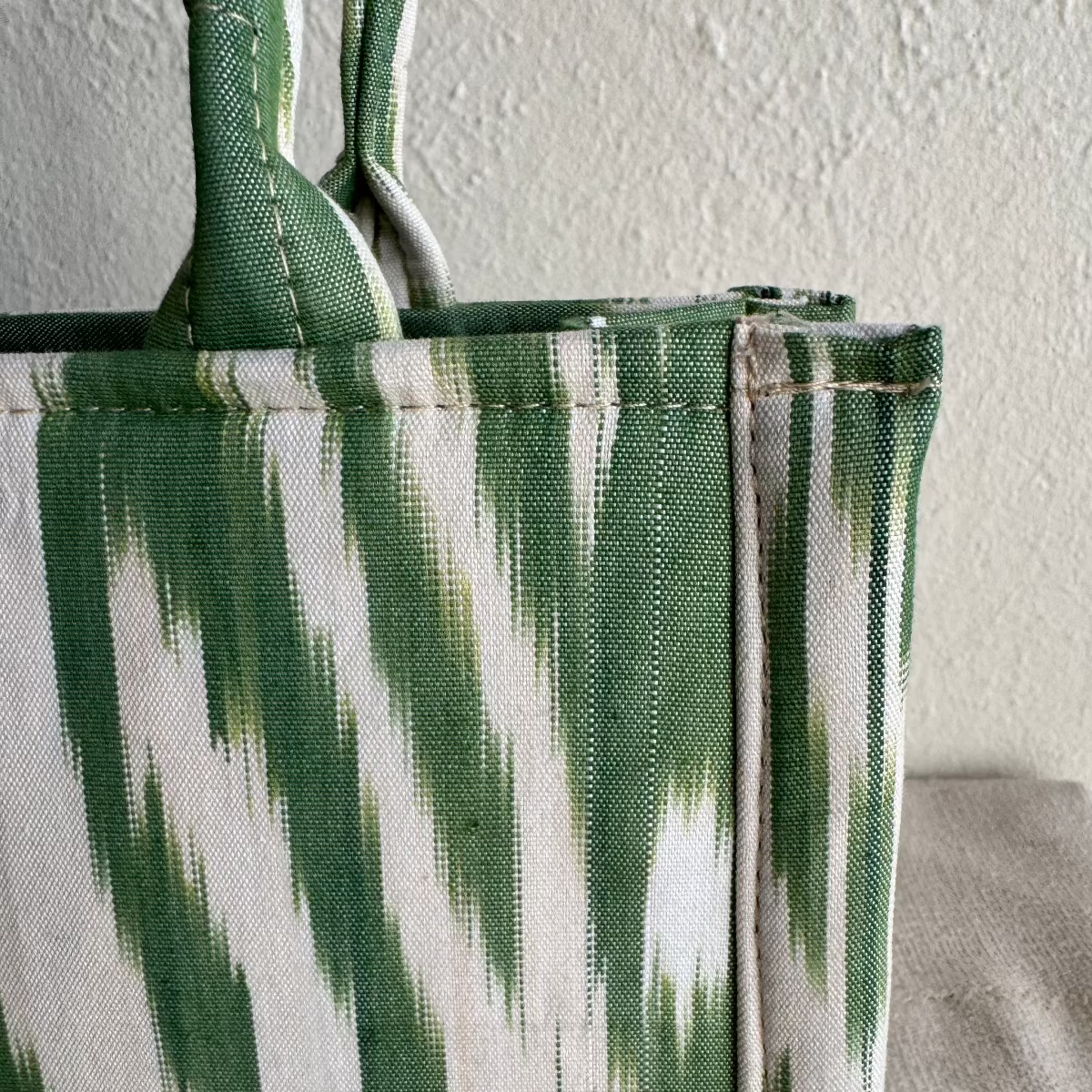 Small Square Silk Ikat Purse from Uzbekistan Tote Fergana Aziz 