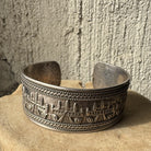 Southeast Asian Sterling Silver Cuffs Cuff Cambodia Temples | 1" Cuff 