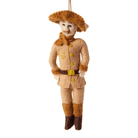 "Teddy Roosevelt" Felt Ornament Holiday Ornaments Silk Road Bazaar 