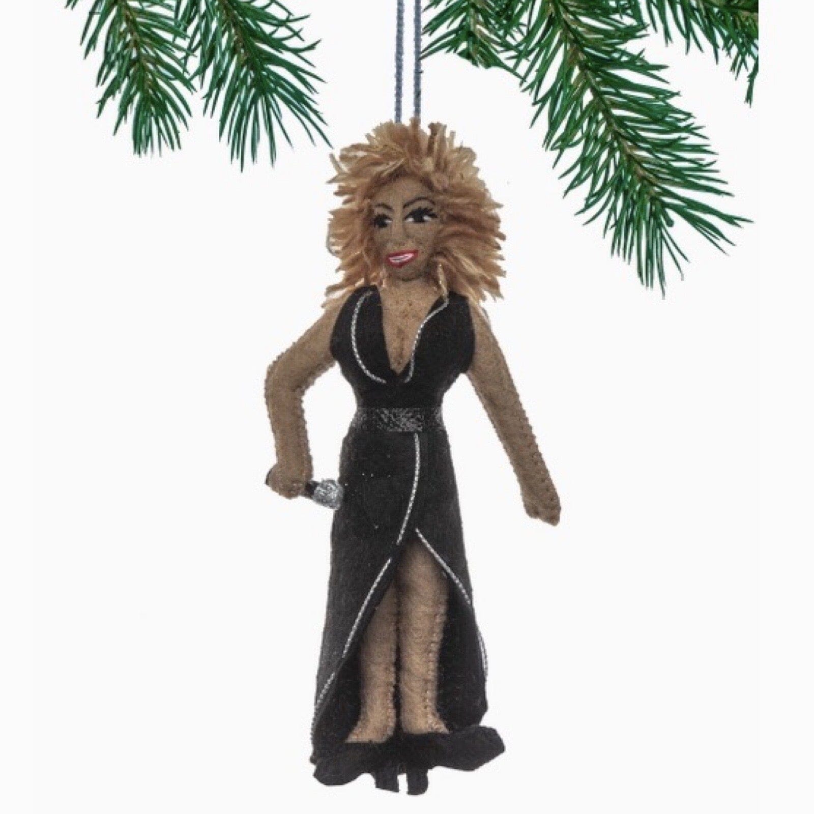 "Tina Turner" Felt Ornament Silk Road Bazaar 