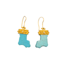 Turquoise Boot Statement Earrings Earrings Eyup Gunduz 