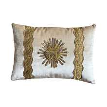 Vintage European Raised Gold and Silver Metallic Embroidery (#E111423A&B | 12 x 17