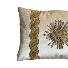Vintage European Raised Gold and Silver Metallic Embroidery (#E111423A&B | 12 x 17