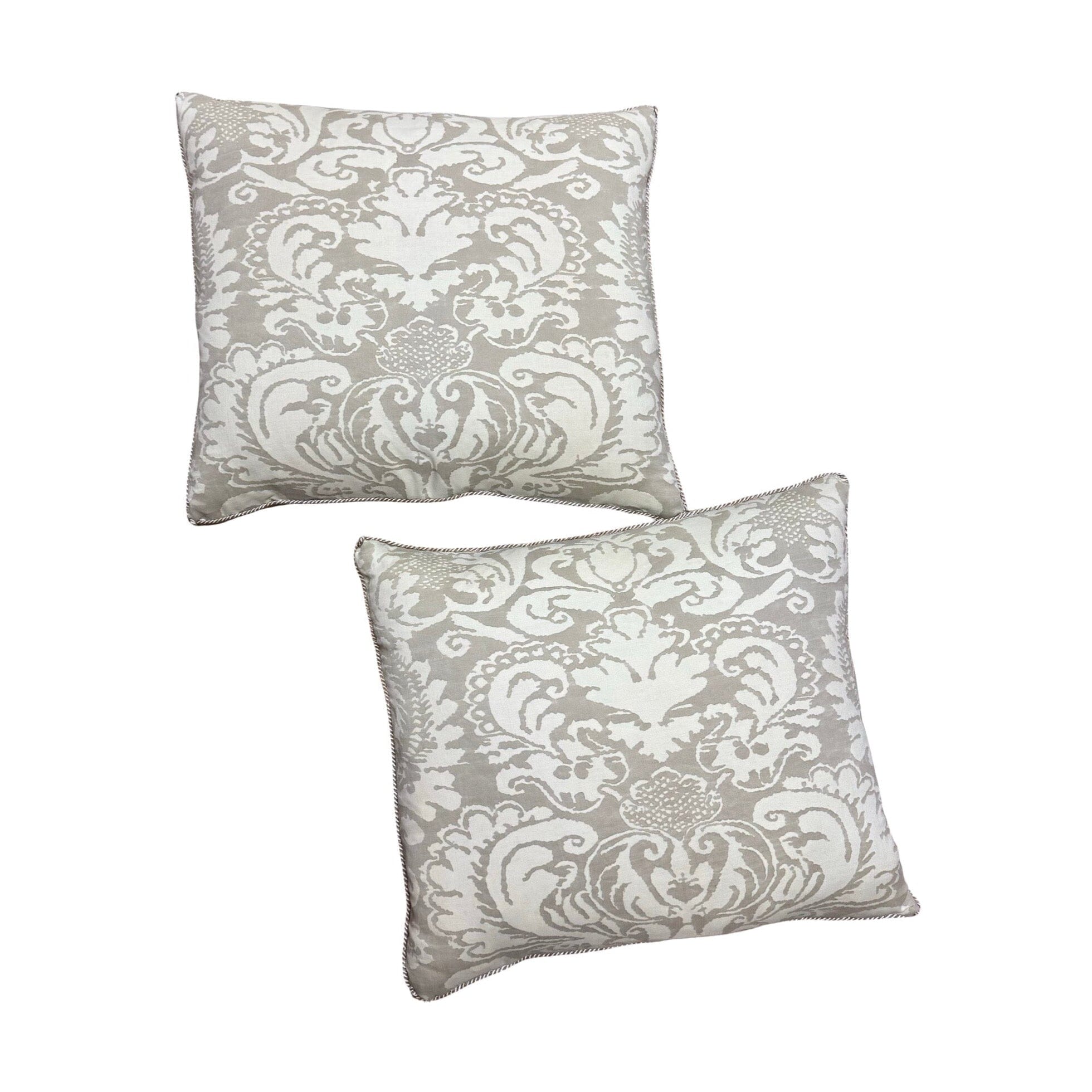 Vintage Sevigne Fortuny (#F032426A&B | 16 x 18") New Pillows B. Viz Design 