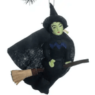 "Wicked Witch" Felt Ornament Holiday Ornaments Silk Road Bazar 