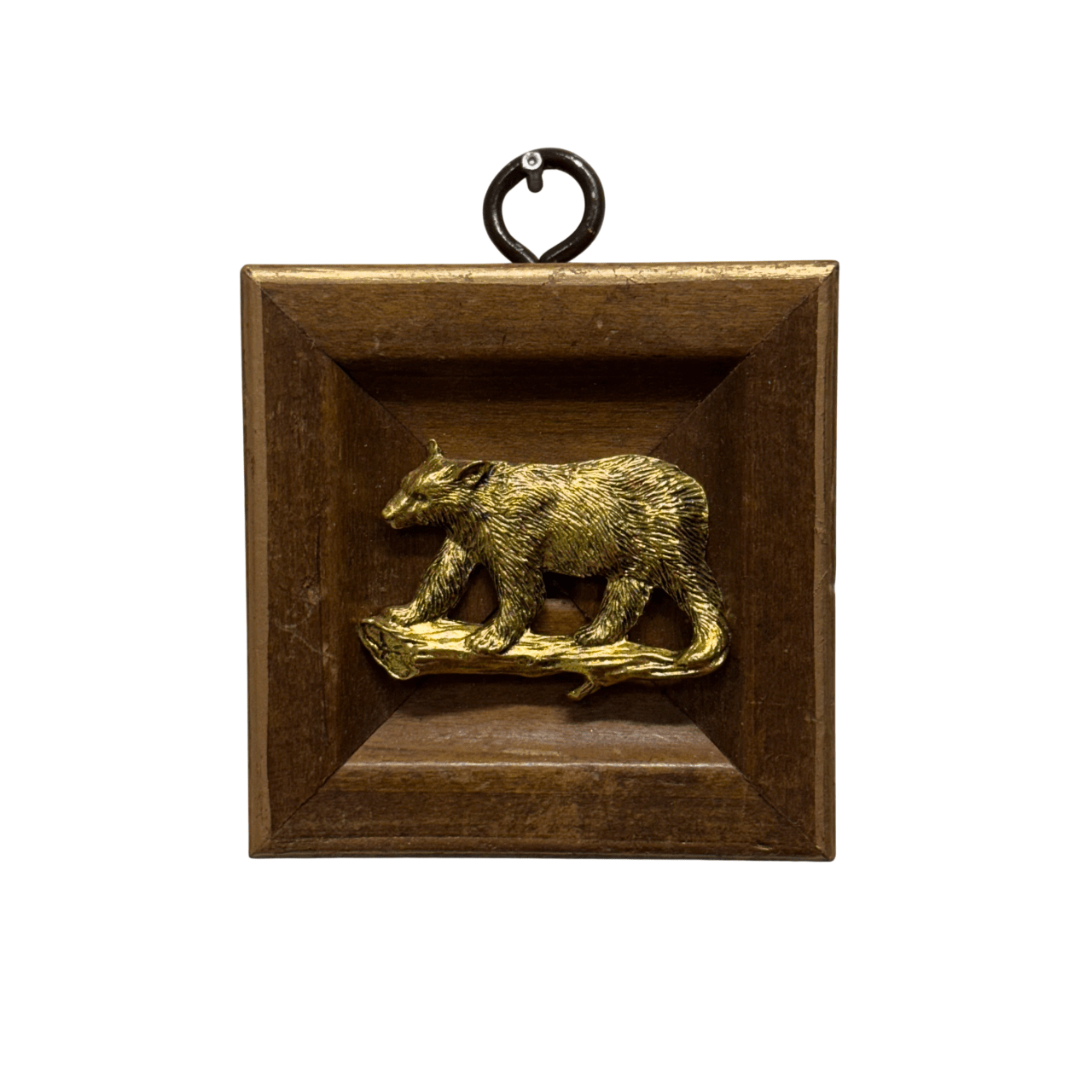 Wooden Frame with Bear(#10235 | 2 3/4" x 1") Objet d'Art Museum Bees 