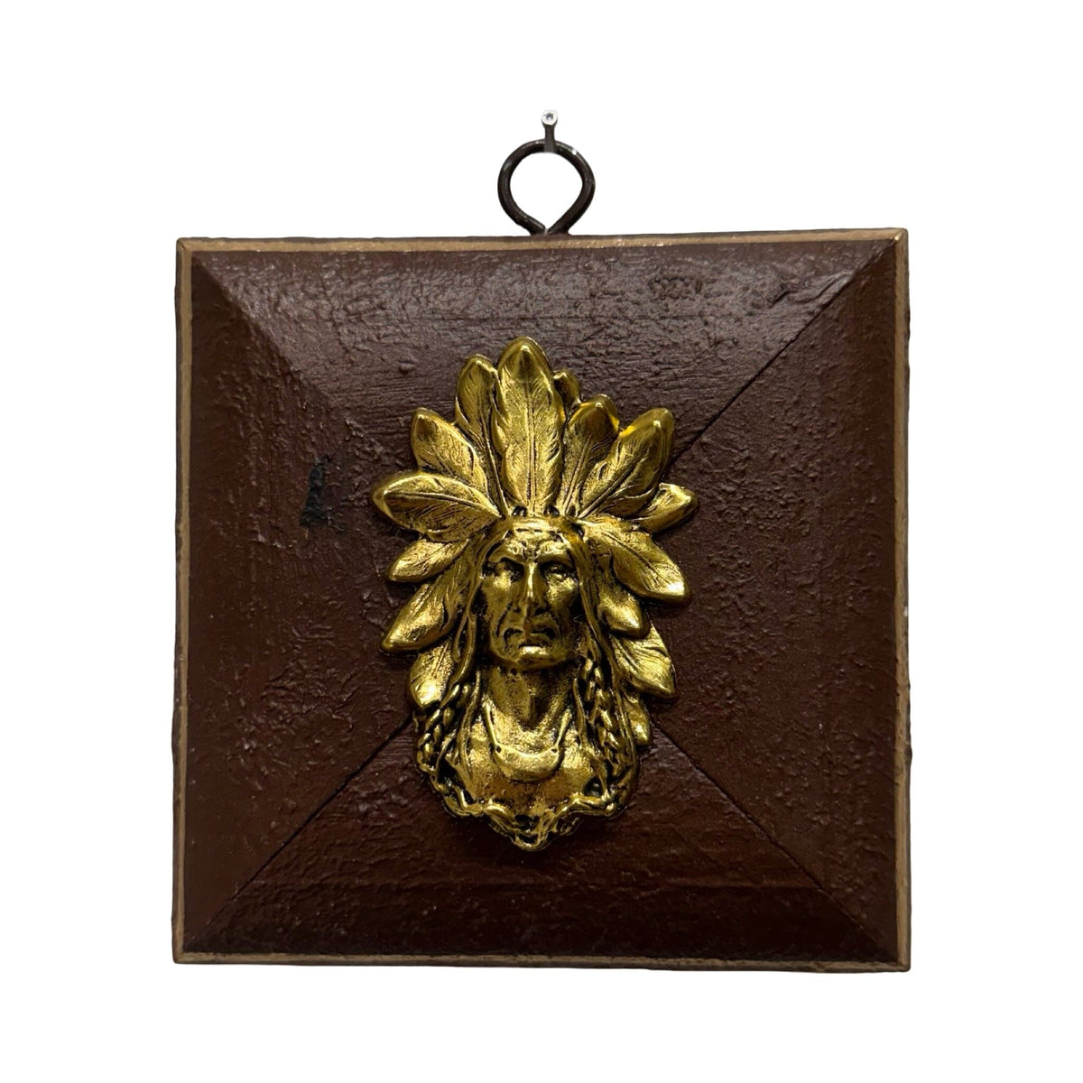 Wooden Frame with Chief (#10929 | 4 1/2 x 1") Objet d'Art Museum Bees 