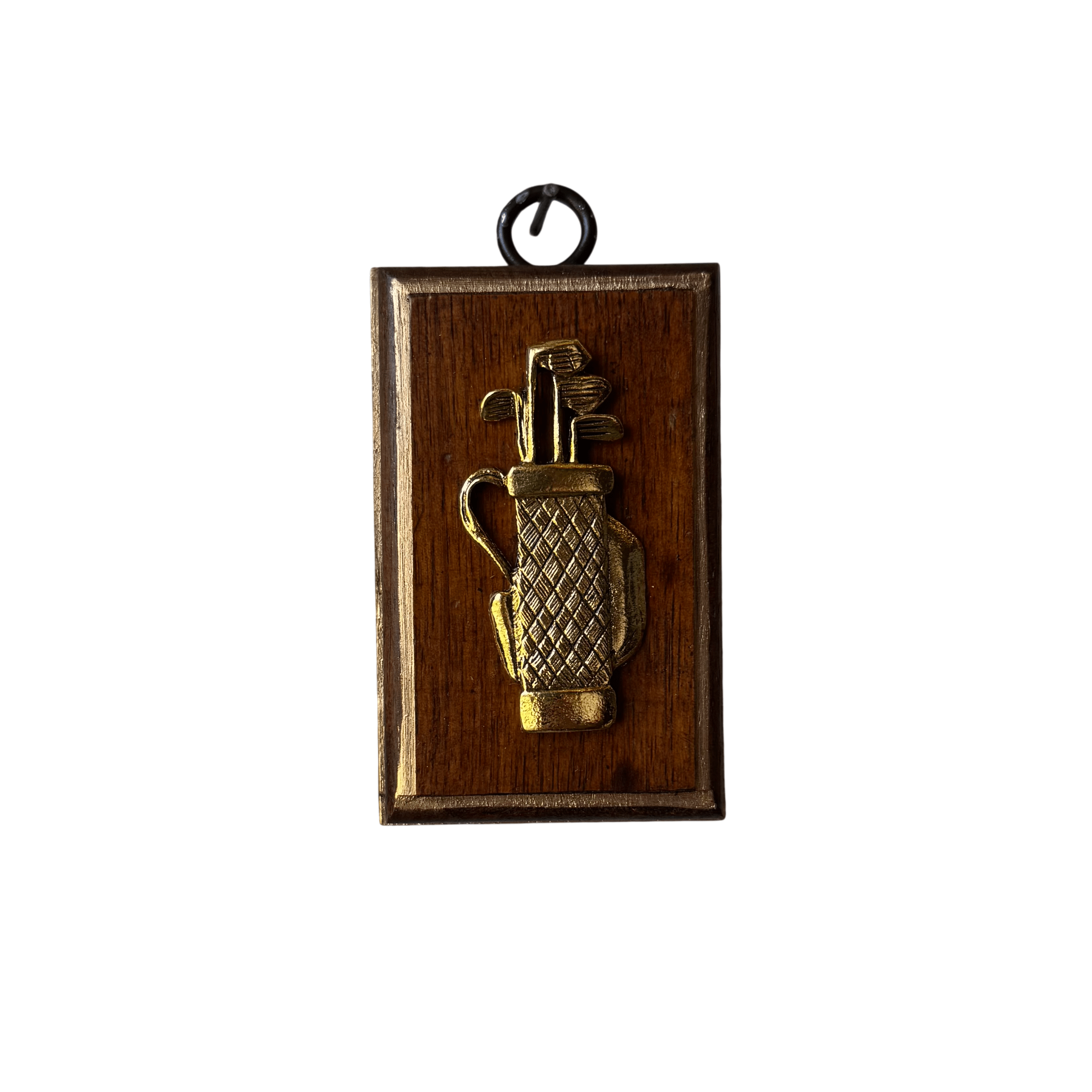 Wooden Frame with Golf Bag (#10675 | 2 1/2" x 1") Objet d'Art Museum Bees 
