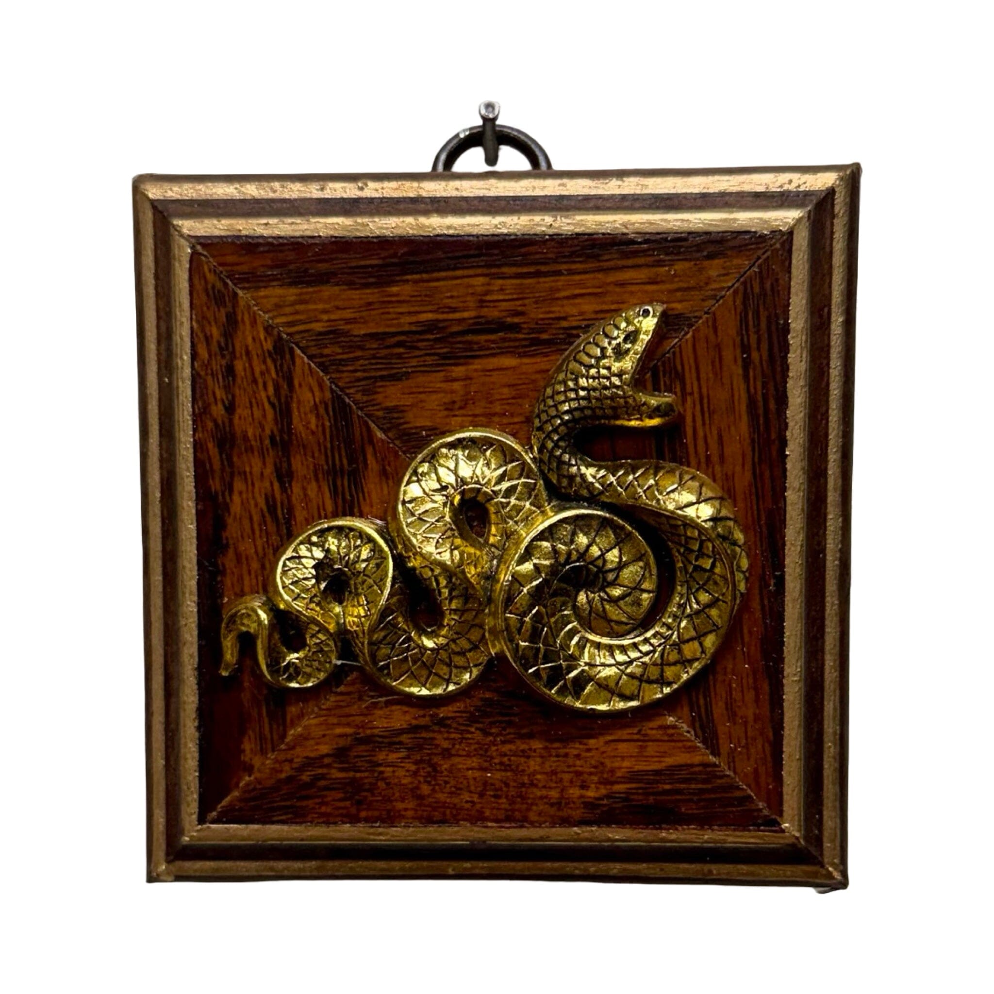 Wooden Frame With Snake (#10858 | 3 1/4 x 1") Objet d'Art Museum Bees 