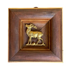 Wooden Frame with "Stag" Museum Bees | 4" x 1" Museum Bees Trace Mayer Antiques 