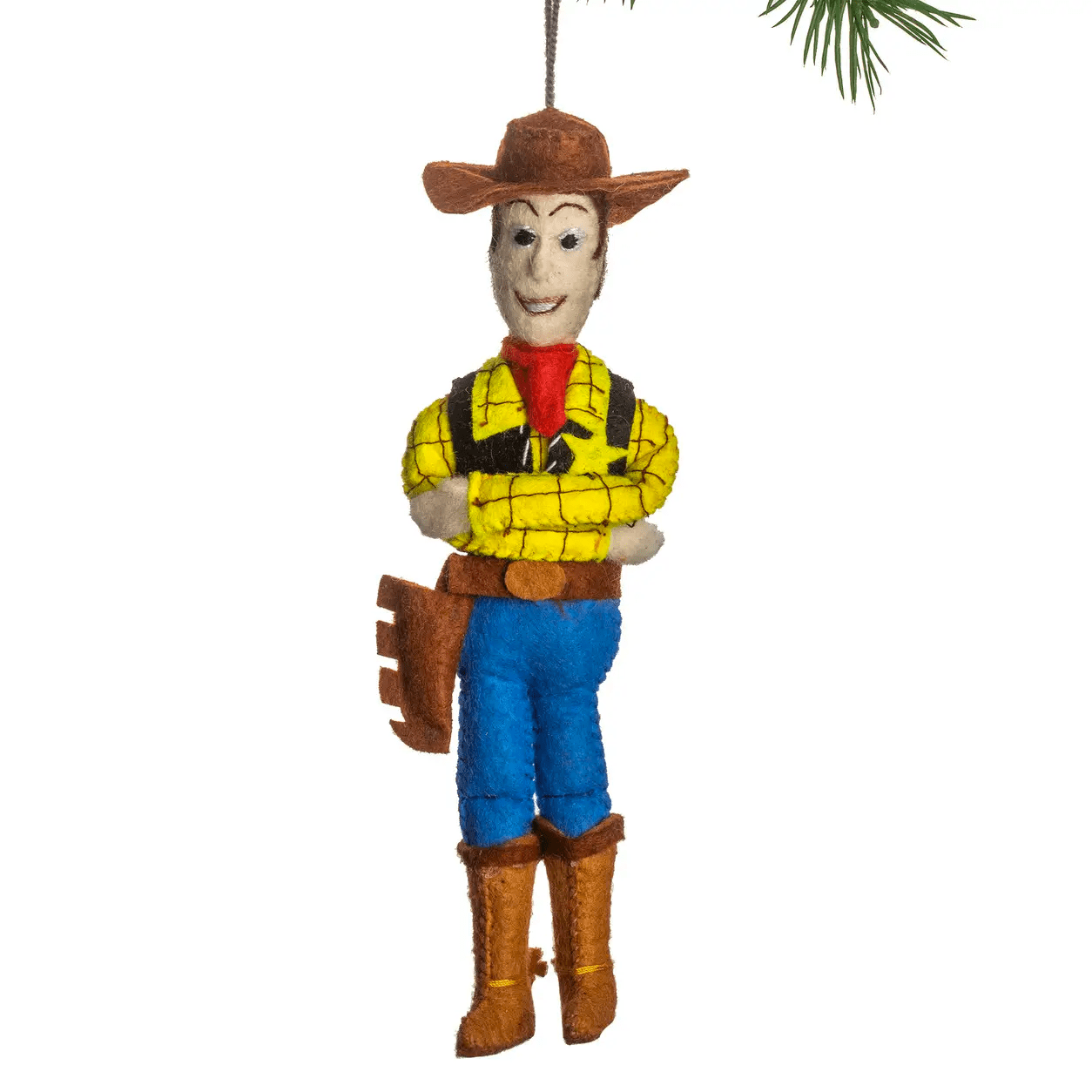 "Woody" Felt Ornament Holiday Ornaments Silk Road Bazar 