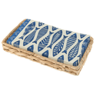 Woven Napkin Holder with Fish Paper Napkins Napkin Holder Karma (Faire) 