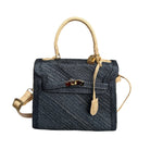 Woven Replica Handbag Handbag Baanpueng Handmade Shop Navy and Natural 