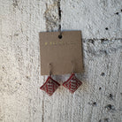 Woven Stuffed Plush Earrings from Laos Earrings ClayCut Laos Earring D 