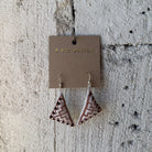 Woven Stuffed Plush Earrings from Laos Earrings ClayCut Laos Earring E 