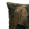 17th C. Antique Tapestry Fragment (#T061722 | 21 1/4 x 22 1/4") Pillow B. Viz Design 