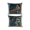 18th C. Verdure Tapestry Fragment (#T101423A&B | 15.5" x 19") New Pillows B. Viz Design 