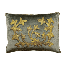 1920's European Cloth of Gold Applique with Gold Metallic Embroidery (#A042823| 14 x 18 1/2