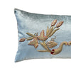 Antique European Metallic Gold Embroidery (#E082223A&B | 14.5x 26") New Pillows B. Viz Design 
