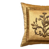 Antique European Raised Gold Metallic (#081623 | 21x21") Pillows B. Viz Design 