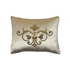 Antique European Raised Gold Metallic Embroidery (#E022023A&B |11 1/2 x 15") New Pillows B. Viz Design 