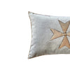 Antique European Raised Silver Metallic Embroidery (#E041223 | 11 x 16") New Pillows B. Viz Design 