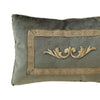 Antique European Raised Silver Metallic Embroidery (#E091623 | 10" x 15") New Pillows B. Viz Design 