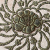 Antique Ottoman Empire Raied Gold Metallic Embroidery (#E021423 | 17 x 17') New Pillows B. Viz Design 