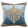 Antique Ottoman Empire Raised Embroidery (E011718A&B | 21 x 21") Pillows B. Viz Design 