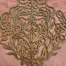 Antique Ottoman Empire Raised Gold Embroidery (#E012323 | 19 x 20 1/2