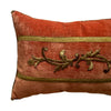 Antique Ottoman Empire Raised Gold Metallic Embroideries (#E061422A&B | 11 1/2 x 16") Pillow Pair B. Viz Design 