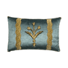 Antique Ottoman Empire Raised Gold Metallic Embroidery (#E0092322A&B | 12 x 18") Pillow Pair B. Viz Design 