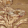Antique Ottoman Empire Raised Gold Metallic Embroidery (#E010722A&B | 19 x 19") Pillow Pair B. Viz Design 