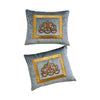 Antique Ottoman Empire Raised Gold Metallic Embroidery (#E012223A&B) New Pillows B. Viz Design 