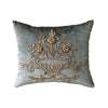Antique Ottoman Empire Raised Gold Metallic Embroidery (#E031823 | 16 x 19") New Pillows B. Viz Design 