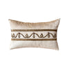 Antique Ottoman Empire Raised Gold Metallic Embroidery (#E032323A&B | 11 x 17 1/2") New Pillows B. Viz Design 