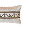 Antique Ottoman Empire Raised Gold Metallic Embroidery (#E032323A&B | 11 x 17 1/2") New Pillows B. Viz Design 