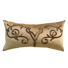 Antique Ottoman Empire Raised Gold Metallic Embroidery (#E041923 | 12 1/2 x 24