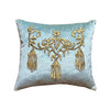 Antique Ottoman Empire Raised Gold Metallic Embroidery (#E071523 | 15"x 17") New Pillows B. Viz Design 