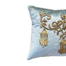 Antique Ottoman Empire Raised Gold Metallic Embroidery (#E071523 | 15 x 17