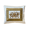 Antique Ottoman Empire Raised Gold Metallic Embroidery (#E090122 | 13 x15") New Pillows B. Viz Design 