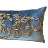 Antique Ottoman Empire Raised Gold Metallic Embroidery (#E090922 | 15 x 32 1/2) Pillows B. Viz Design 