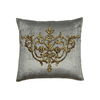Antique Ottoman Empire Raised Gold Metallic Embroidery (#E091122A&B | 21 x 22") Pillow B. Viz Design 