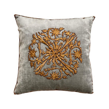 Antique Ottoman Empire Raised Gold Metallic Embroidery (#E103022 | 15 1/2 x 15 1/2