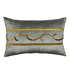 Antique Ottoman Empire Raised Gold Metallic Embroidery (#E112422A&B | 11 x 17") New Pillows B. Viz Design 