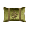 Antique Ottoman Empire Raised Metallic Embroidery (E041123A&B | 10 1/2 x 15") New Pillows B. Viz Design 