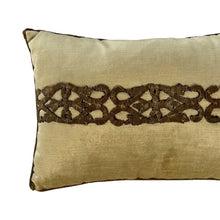 Antique Ottoman Empire Raised Metallic Embroidery (#E072123A&B | 10 x 15