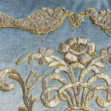 RESERVED: Antique Ottoman Empire Raised Silver Metallic Embroidery (#E111322 | 17 1/2 x 24