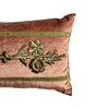 Antique Ottoman Raised Gold Metallic Embroidery (E061423 | 12"x19") Pillow B. Viz Design 