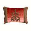 Antique Ottoman Raised Gold Metallic Embroidery (#E071723A&B| 12" x 17") New Pillows B. Viz Design 